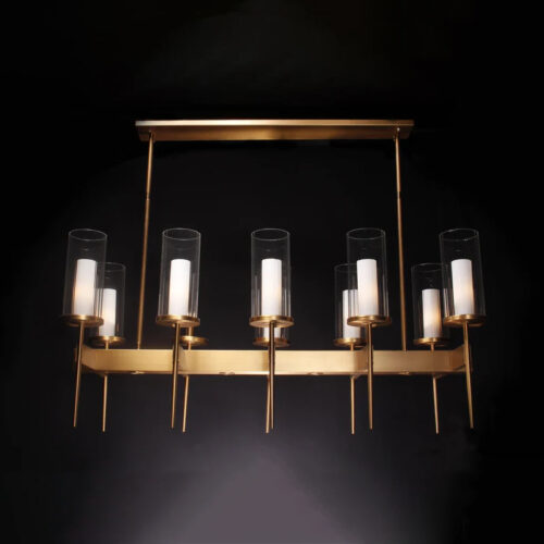 Enhance your restaurant ambiance with a luxurious hanging pendant light.