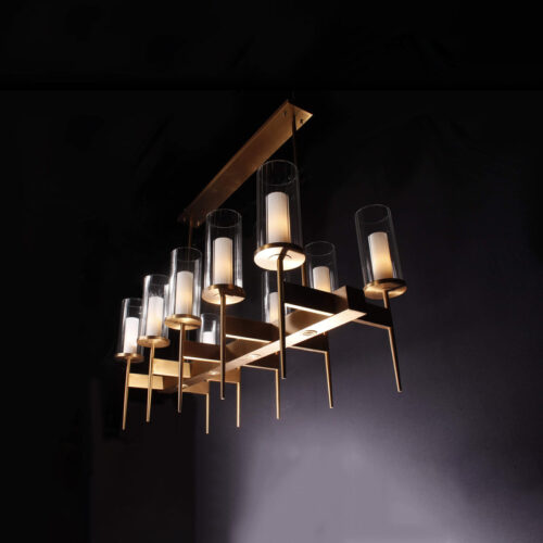 Enhance your restaurant ambiance with a luxurious hanging pendant light.