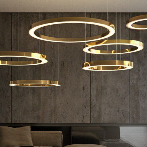 Minimalist High Ceiling Modern Luxury Chandelier