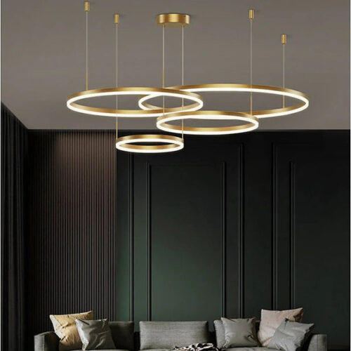 Minimalist High Ceiling Modern Luxury Chandelier