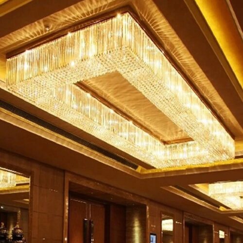 Hotel Lobby Decorative Luxury Nordic Crystal Ceiling Light