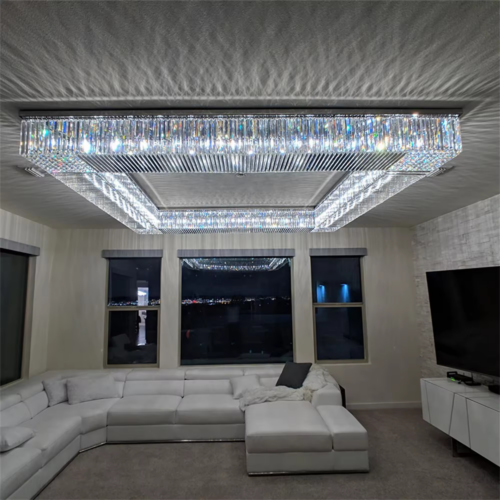 Hotel Lobby Decorative Luxury Nordic Crystal Ceiling Light