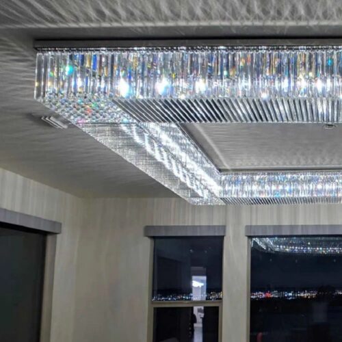 Hotel Lobby Decorative Luxury Nordic Crystal Ceiling Light