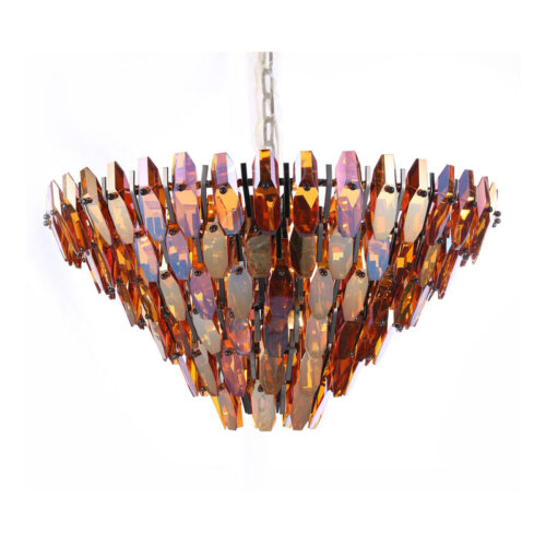 Illuminate your space with a stylish modern Italian crystal chandelier.