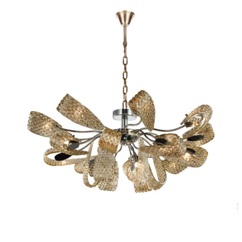 Illuminate your kitchen island with a stylish modern chandelier.