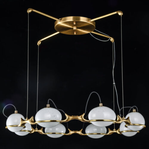 Large Modern Luxury Glass Chandelier Pendant Lights for Living Room