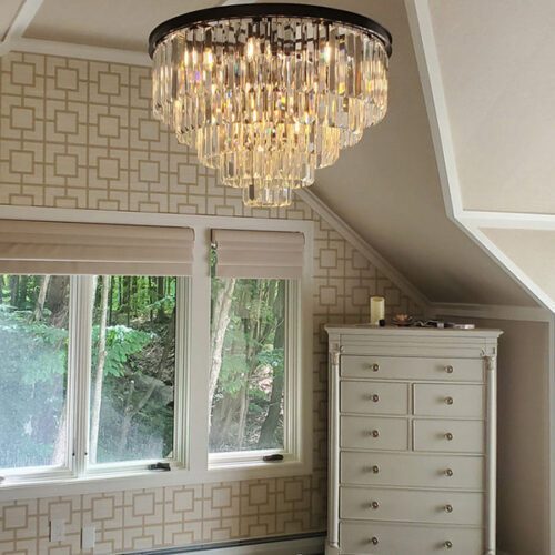 Modern Luxury K9 Crystal Chandelier for Living Room and Hotel