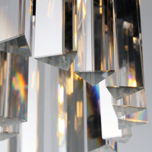 Elevate your living room with our modern luxury crystal chandelier.