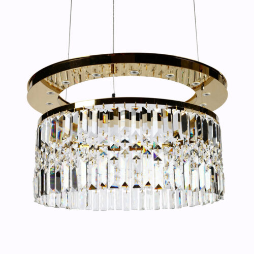 Nordic Modern Style K9 Crystal Pendant Luxury Chandelier Light