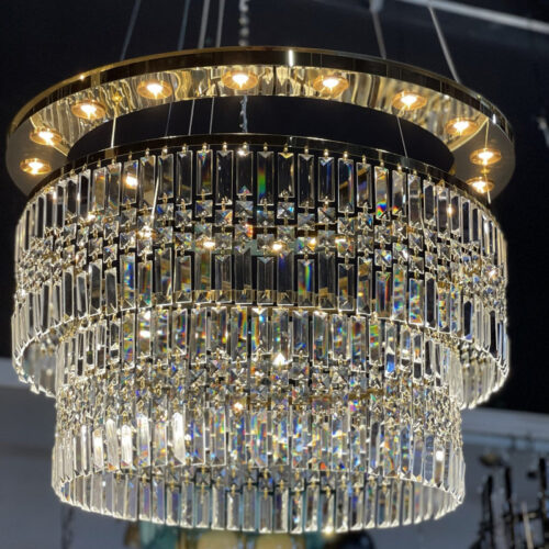 Nordic Modern Style K9 Crystal Pendant Luxury Chandelier Light