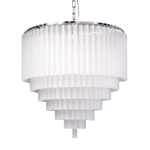 Elevate your space with our Nordic modern luxury glass chandelier.