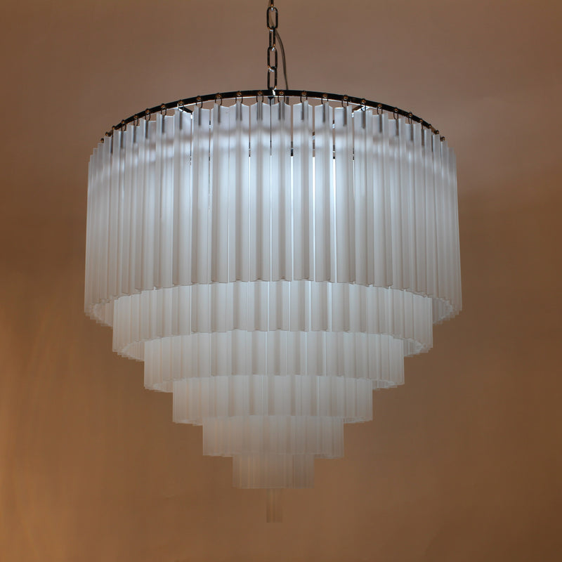 Elevate your space with our Nordic modern luxury glass chandelier.