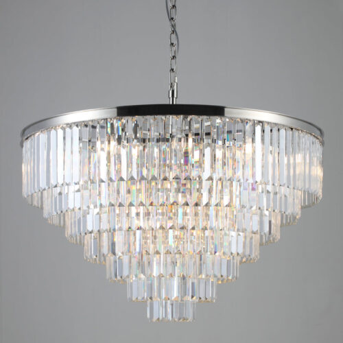 Nordic Modern Round Crystal Chandeliers Pendant Lights