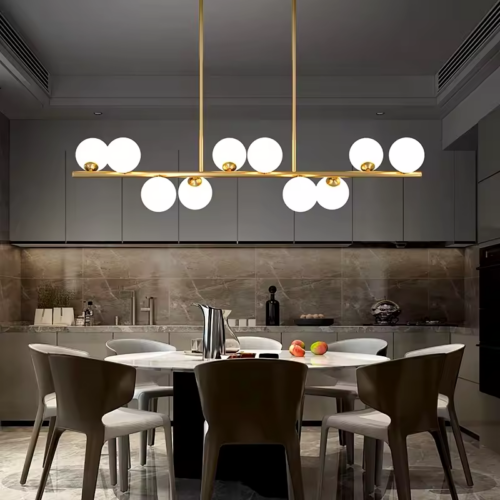 Nordic LED Coffee Shop Dining Chandelier