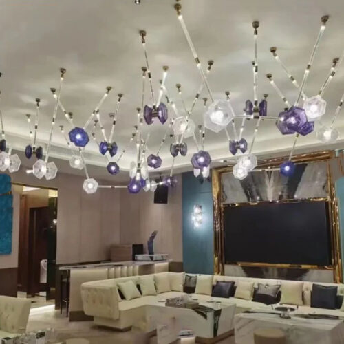 Customized Luxury Pendant Light for Large Scale Interior Decoration