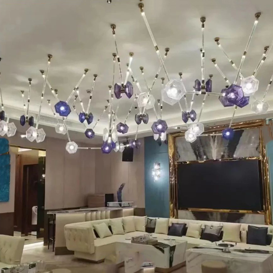 Customized Luxury Pendant Light for Large Scale Interior Decoration