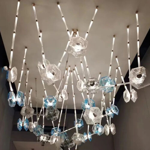 Customized Luxury Pendant Light for Large Scale Interior Decoration