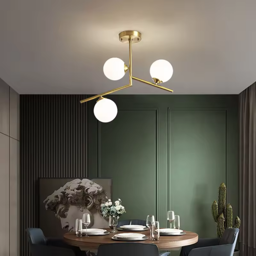 Nordic LED Coffee Shop Dining Chandelier