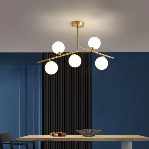 Nordic LED Coffee Shop Dining Chandelier