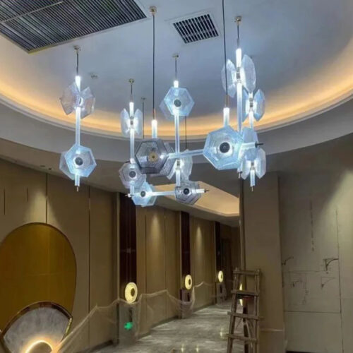 Customized Luxury Pendant Light for Large Scale Interior Decoration