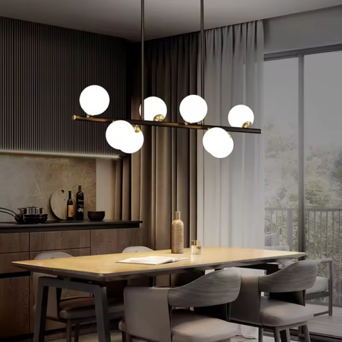 Nordic LED Coffee Shop Dining Chandelier