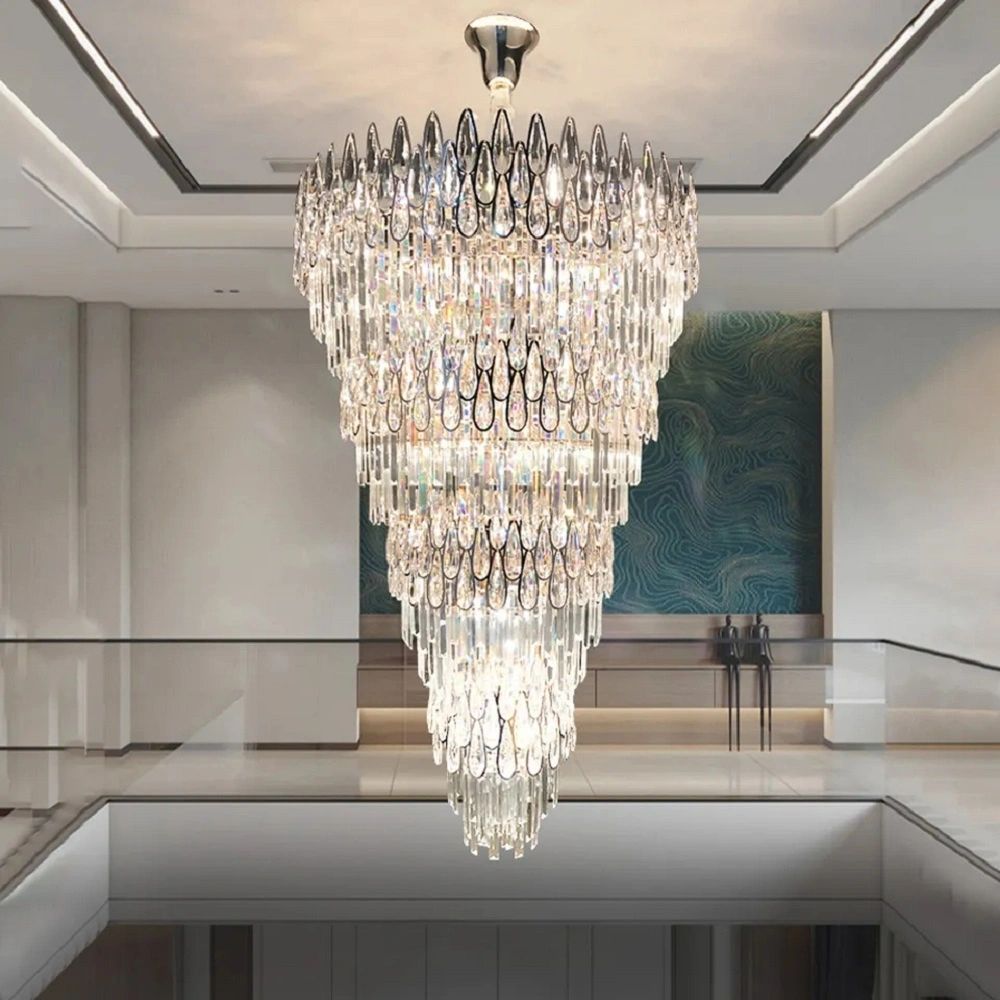 Home Decor Nordic Modern K9 Crystal Chandelier Lighting-Decoration