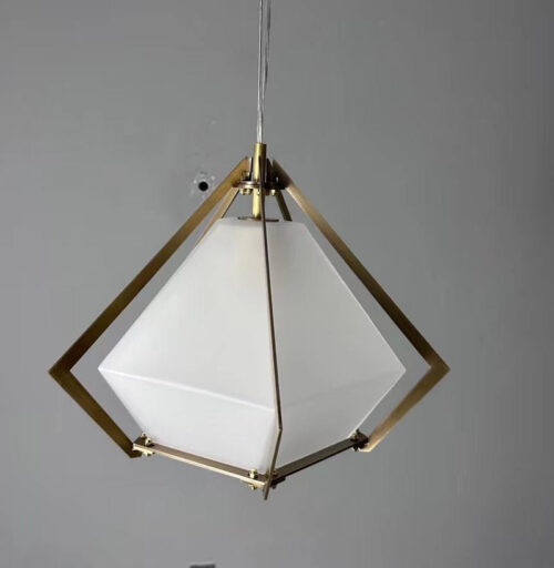 Modern Gold Restaurant Hanging Light