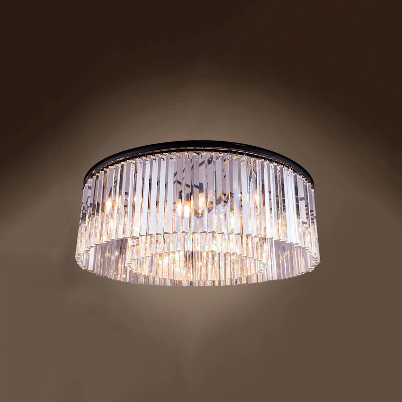 Discover elegance with our round modern K9 crystal chandelier.