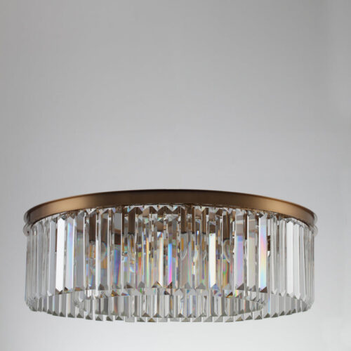 Discover elegance with our round modern K9 crystal chandelier.