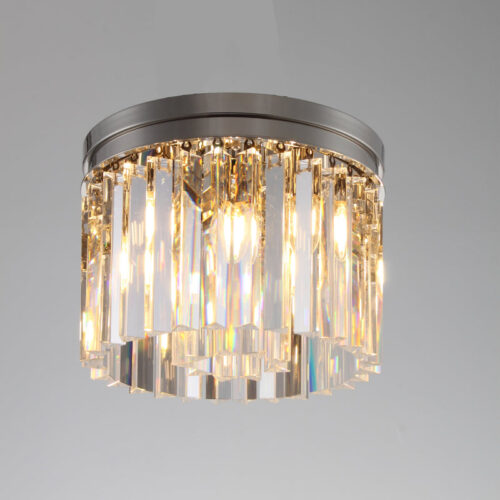 Discover elegance with our round modern K9 crystal chandelier.