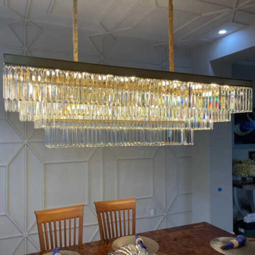 Nordic Modern K9 Crystal Chandelier