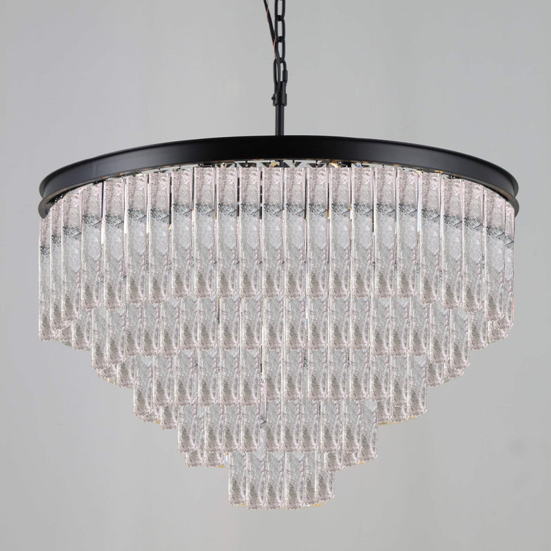 Elegant Glass Pendant Light for Villa Hotel