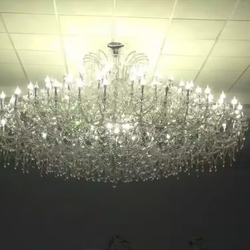 European Style Clamp Arm Crystal Chandelier for Weddings