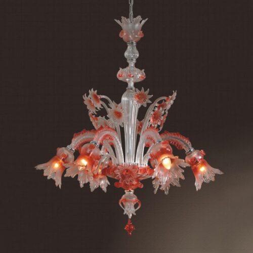 Elegant Murano Flower Chandelier for Sophisticated Decor