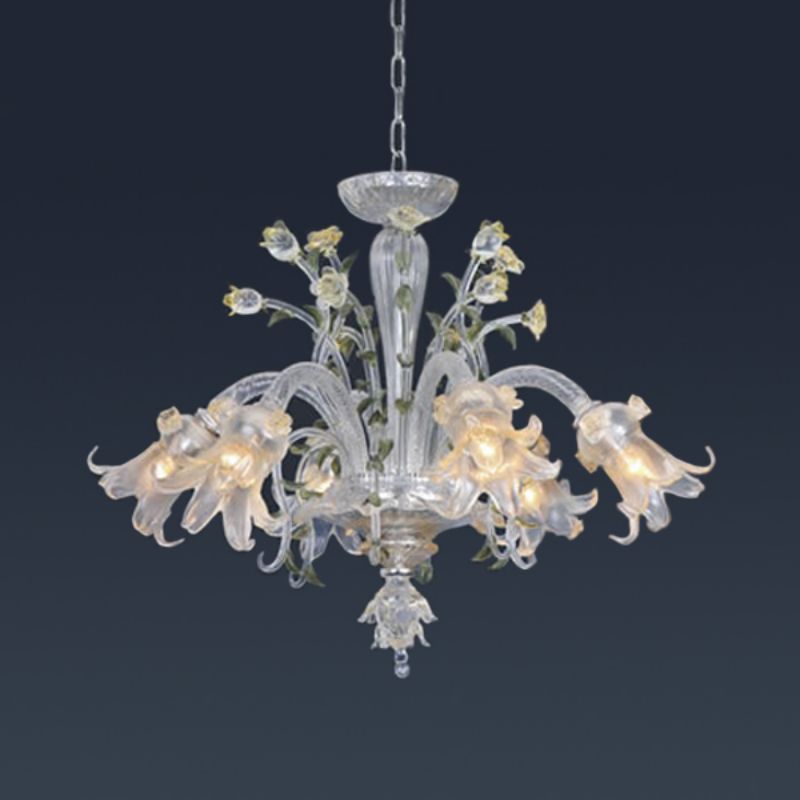 Elegant Green Murano Glass Chandelier for Stylish Interiors