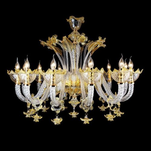 Elegant Murano Glass Chandelier for Upscale Restaurants