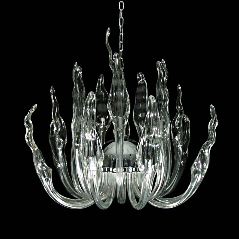 Exquisite Murano Style Luxury Glass Chandelier for Elegant Interiors