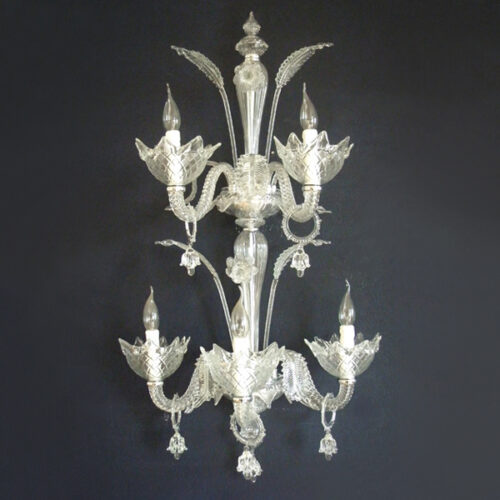 Elegant Murano Glass Wall Lamps for Luxurious Interiors