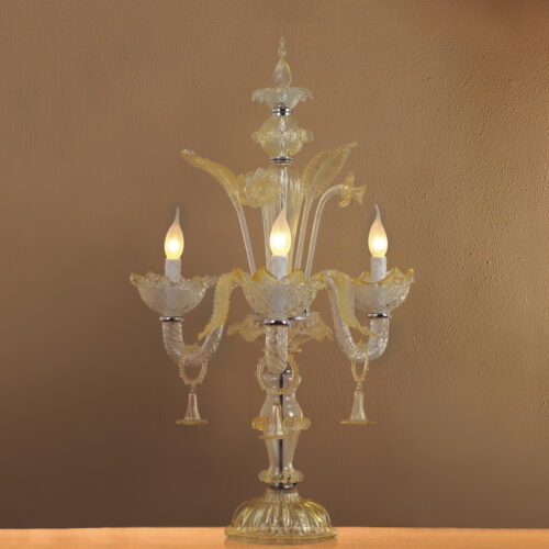 Elegant 3 Bulbs Murano Glass Table Lights for Any Room