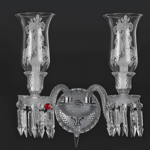 Illuminate with Style: Luxury Crystal Glass Wall Sconce