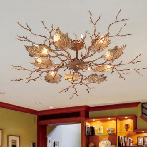 Aluminum Tree Branch Led Hanging Light