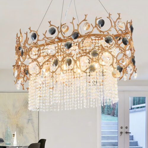 AOSIMAN's Luxurious Modern Glass Chandelier: Shine Bright