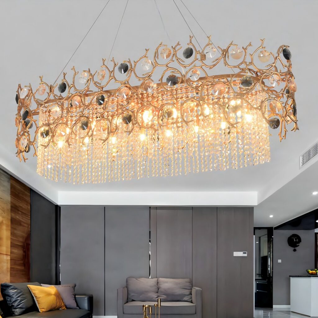 AOSIMAN's Luxurious Modern Glass Chandelier: Shine Bright