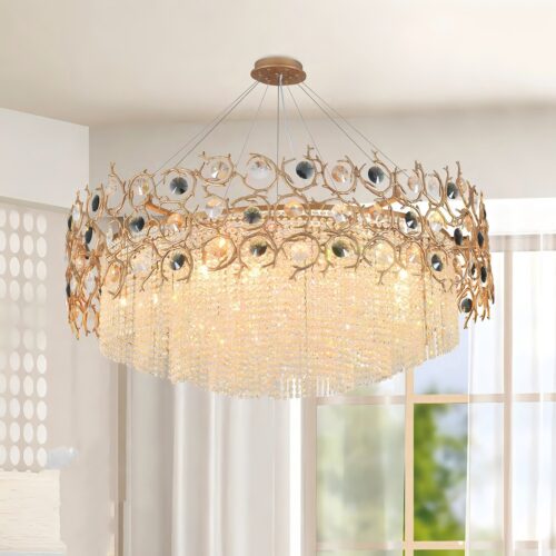 AOSIMAN's Luxurious Modern Glass Chandelier: Shine Bright