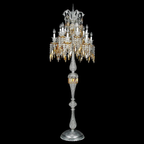 Modern Crystal Standing Floor Lamp – Luxury Lighting for Living Rooms, Bedrooms & Offices