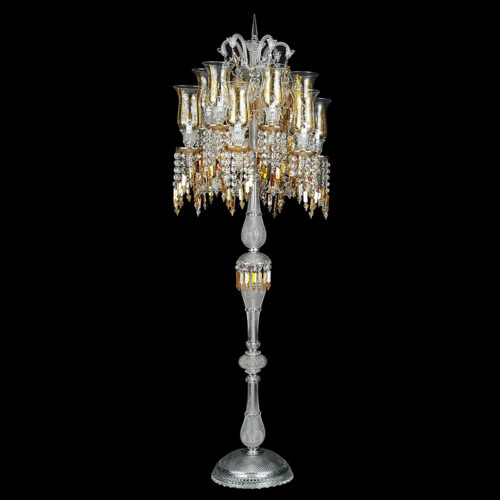 Modern Crystal Standing Floor Lamp – Luxury Lighting for Living Rooms, Bedrooms & Offices