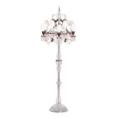 Luxury Crystal Standing Floor Lamp – Elegant Lighting for Modern & Classic Interiors