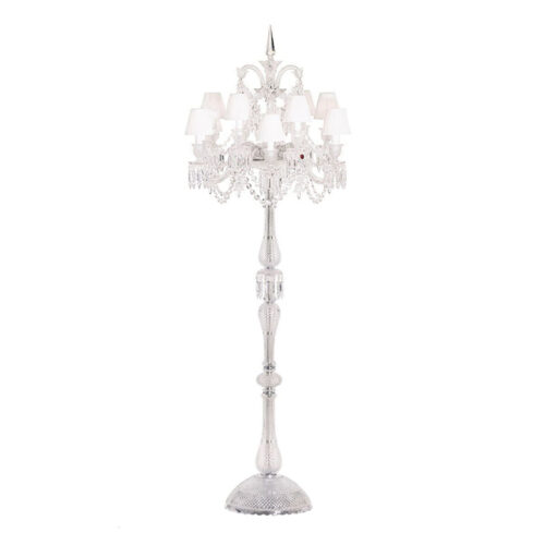 Luxury Crystal Standing Floor Lamp – Elegant Lighting for Modern & Classic Interiors