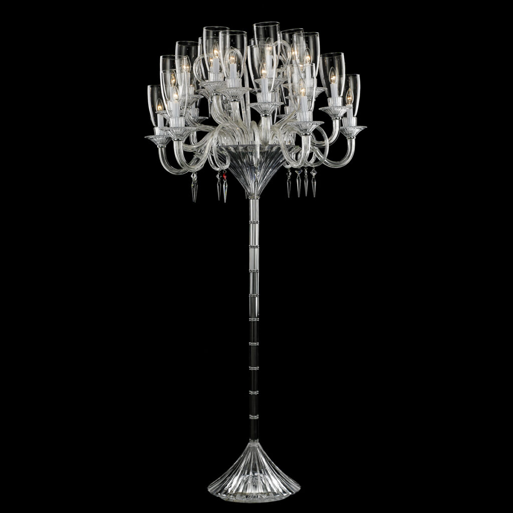 Classic Crystal Floor Lamp – Timeless Elegance for Living Rooms, Bedrooms & More