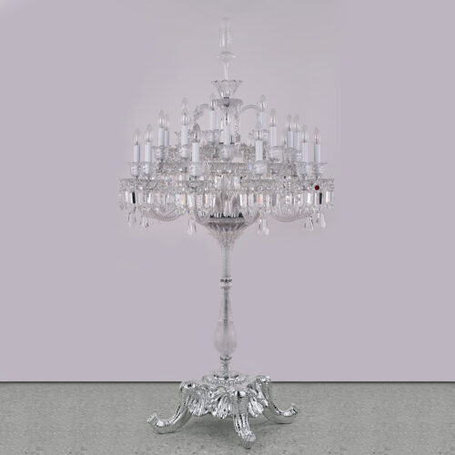 Luxury Designer Crystal Floor Lamp – Exquisite Lighting for High-End Interiors